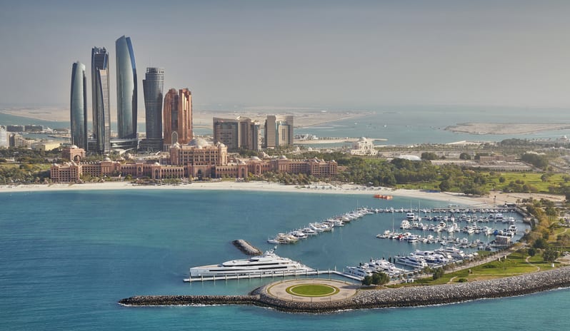 Emirates Palace Mandarin Oriental - exterior with marina